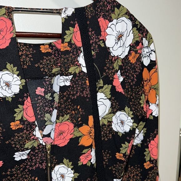 Copper Key Boho Floral Dress/ Romper Small - Picture 8 of 10